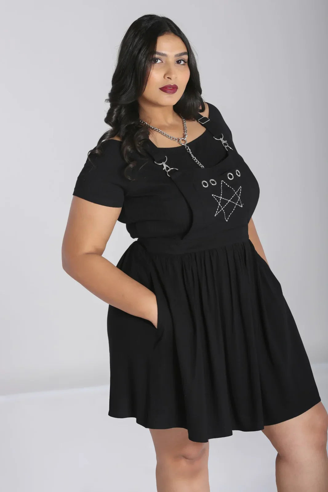 plus size retro dresses australia Delores Hot Pink 50s Plus Size Vintage Style Swing Dress Size 2XL (20) Curvique Vintage