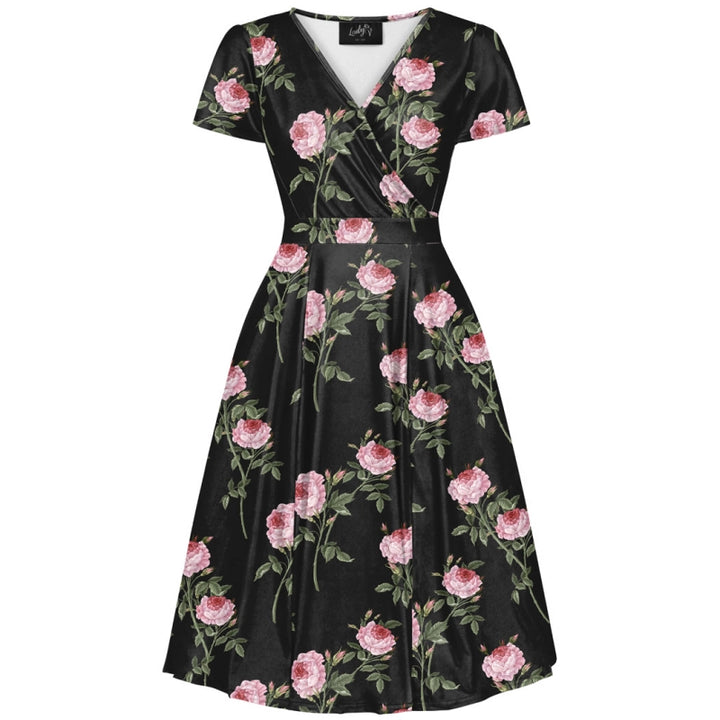 Lyra Dress -Garden Rose
