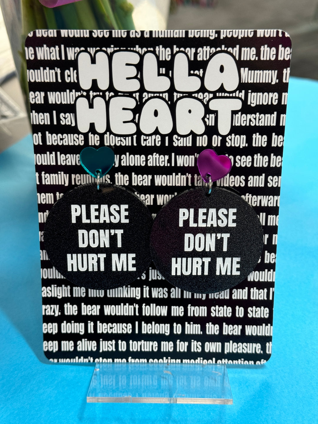 Please Don't Hurt Me Earrings