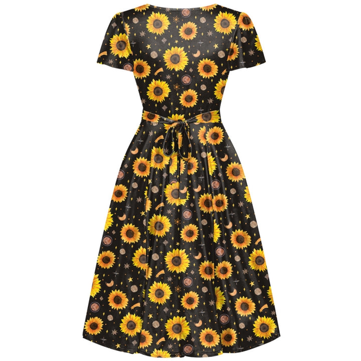 Lyra Dress - Sparkle Sunflower