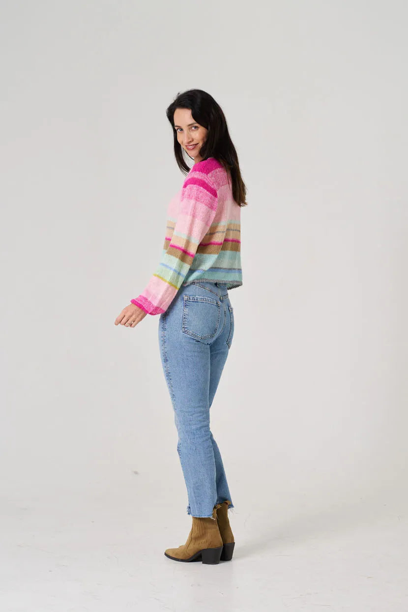 Olga Cardigan -  Fuschia
