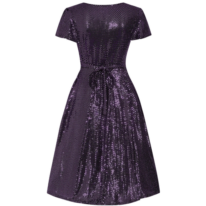 PREORDER - Lyra Dress - Purple Disco Ball - Expected dispatch date 17th November