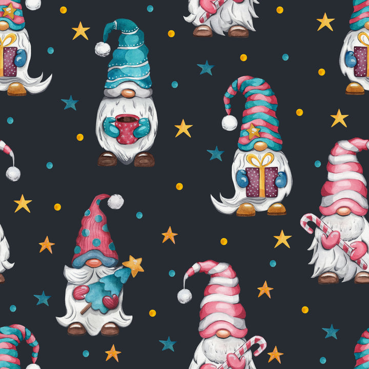 LAST DELIVERY - Nellie Skater Skirt - Christmas Gnomes - Preorder for dispatch 8th of December
