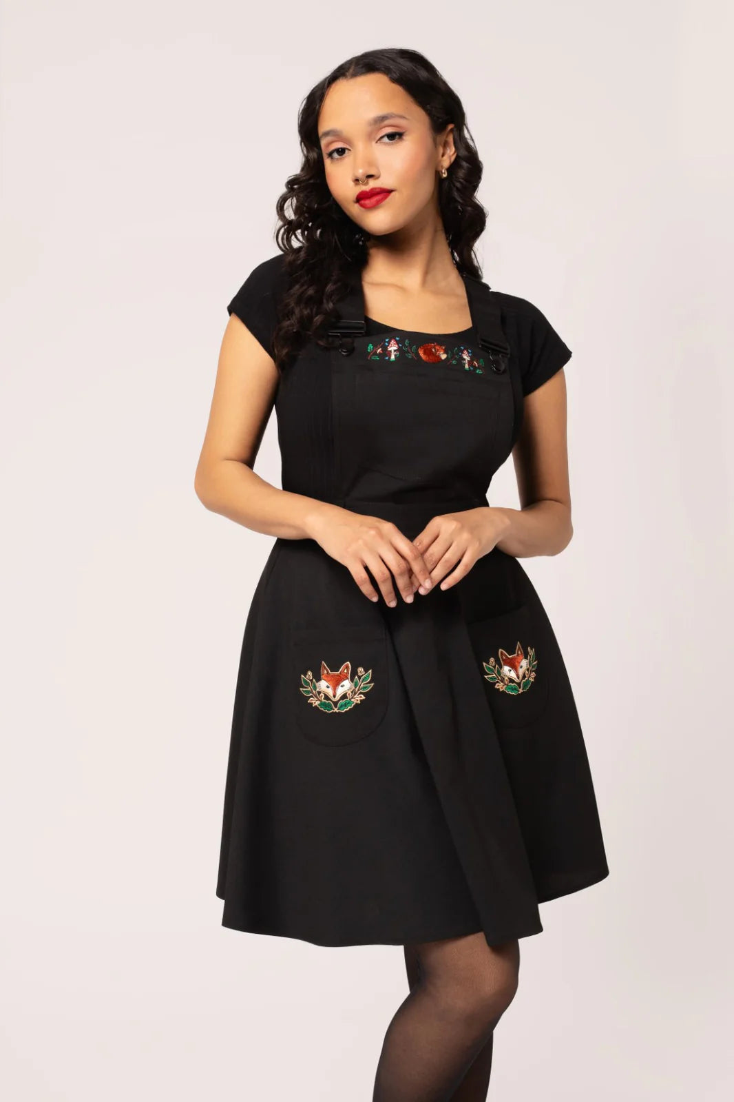 PREORDER - Basil Pinafore Dress - Preorder for dispatch 4th of November