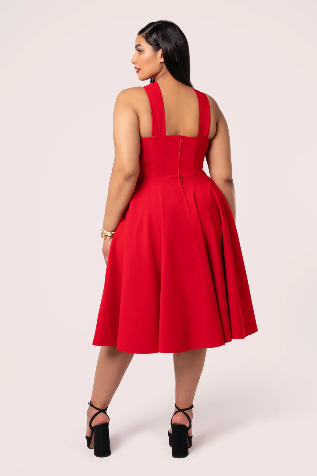 PREORDER - Gina Dress in Red - Preorder for dispatch 11th of November
