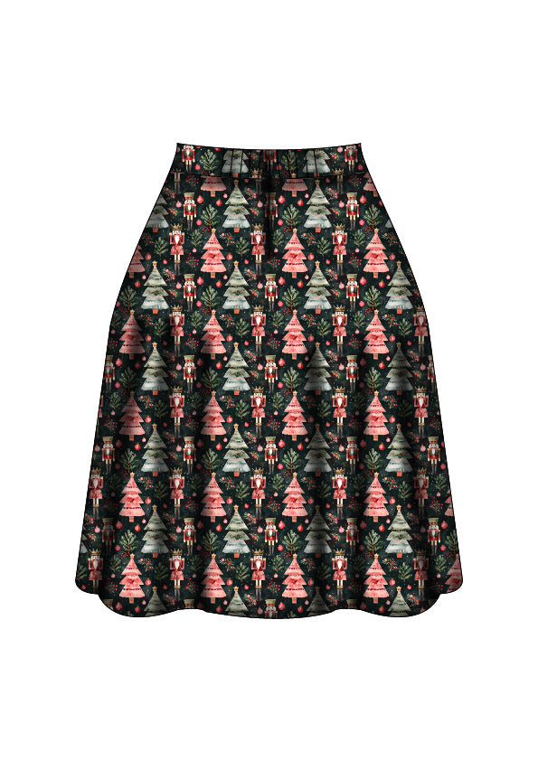 LAST DELIVERY - Iris Swing Skirt - Christmas Nutcracker - Preorder for dispatch 8th of December