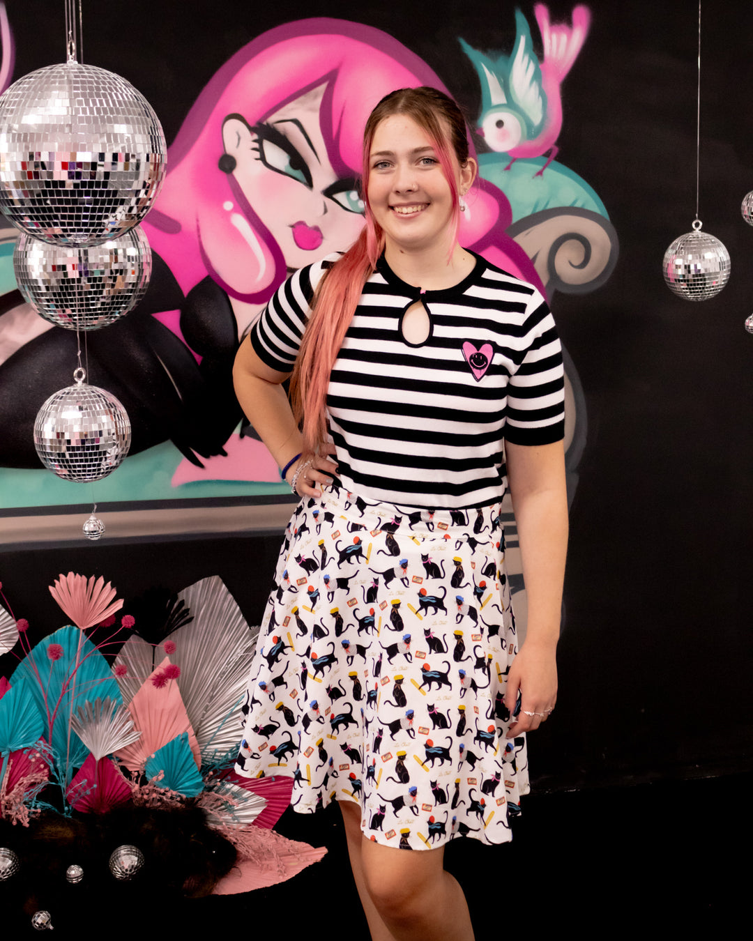 Le Chat Skater Skirt