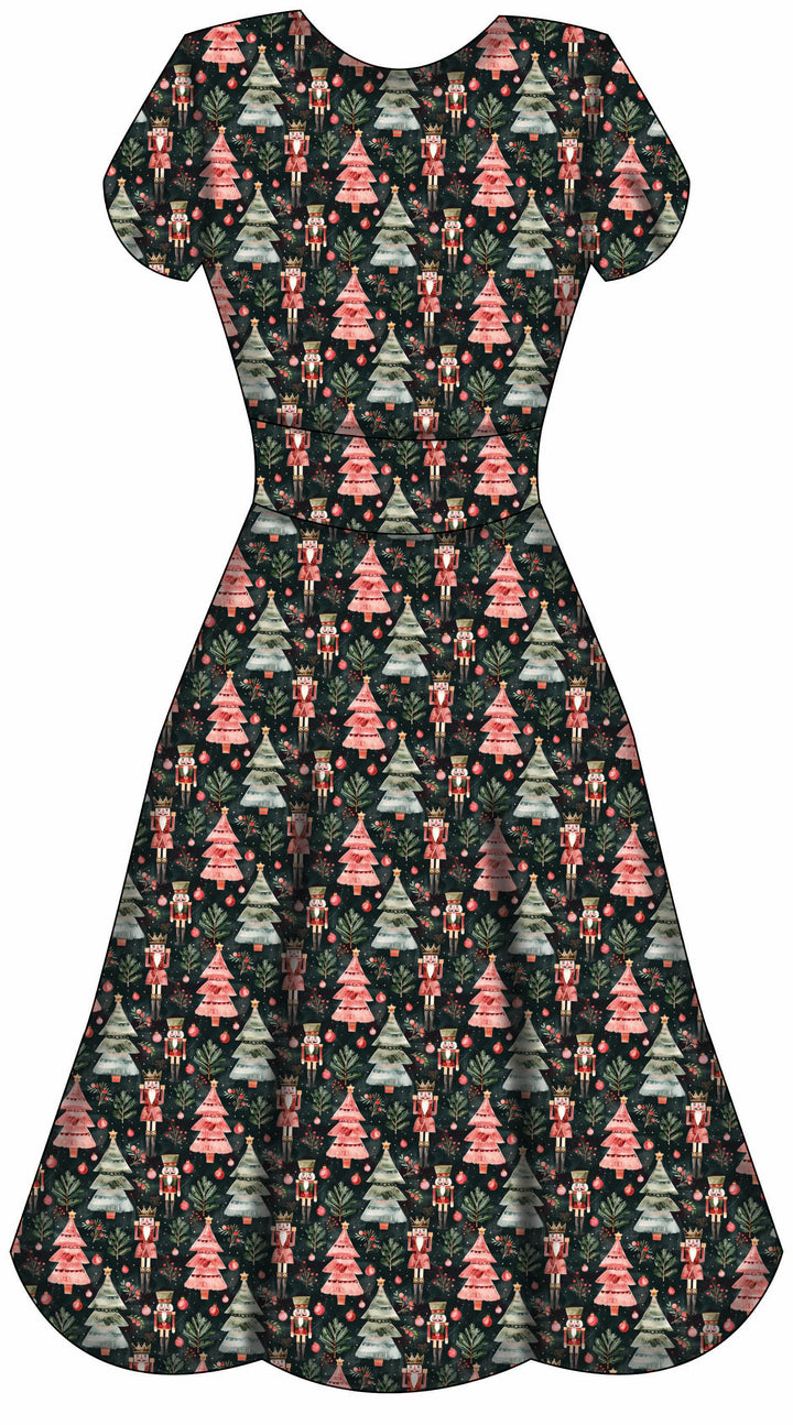 LAST DELIVERY - Mimi Swing Dress - Christmas Nutcracker - Preorder for dispatch 8th of December