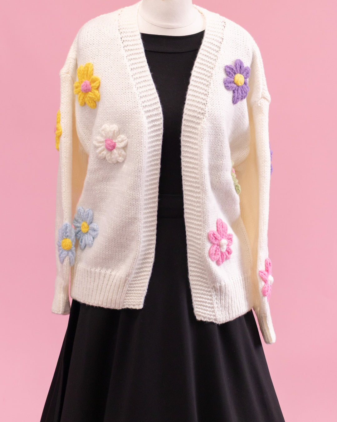 Patrisia Cardigan - White