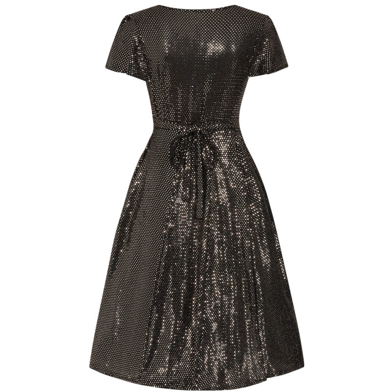 PREORDER - Lyra Dress - Gold Disco Ball - Expected dispatch date 17th November