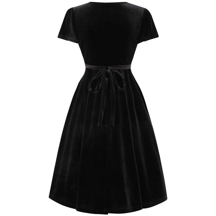 PREORDER - Lyra Dress - Black Velvet - Expected dispatch date 27th November