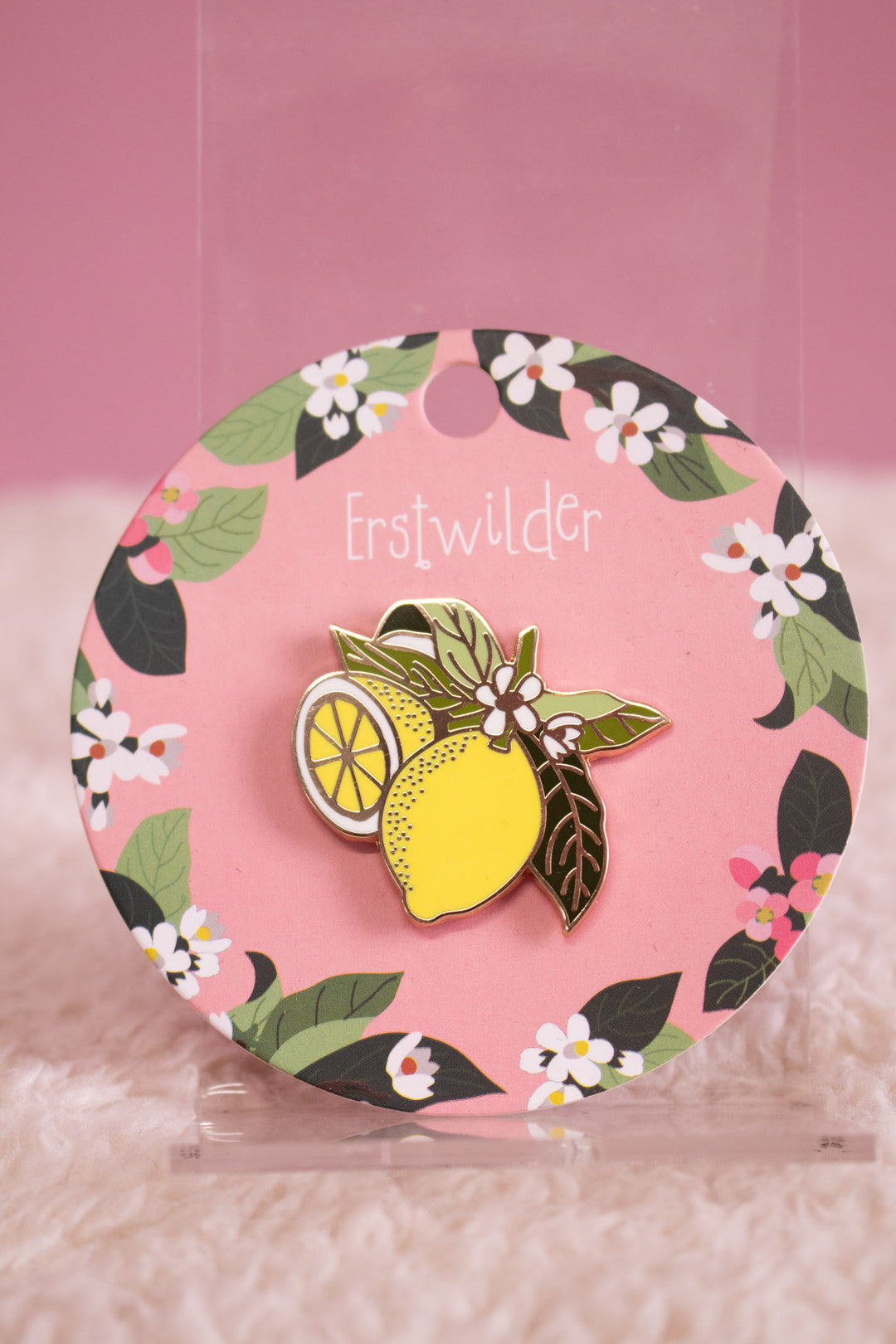 Lemon Brooch
