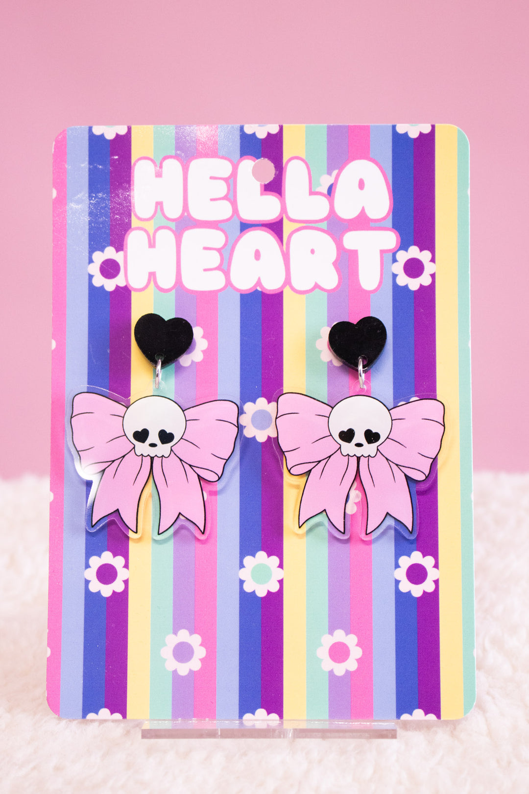Skull Bow Earrings