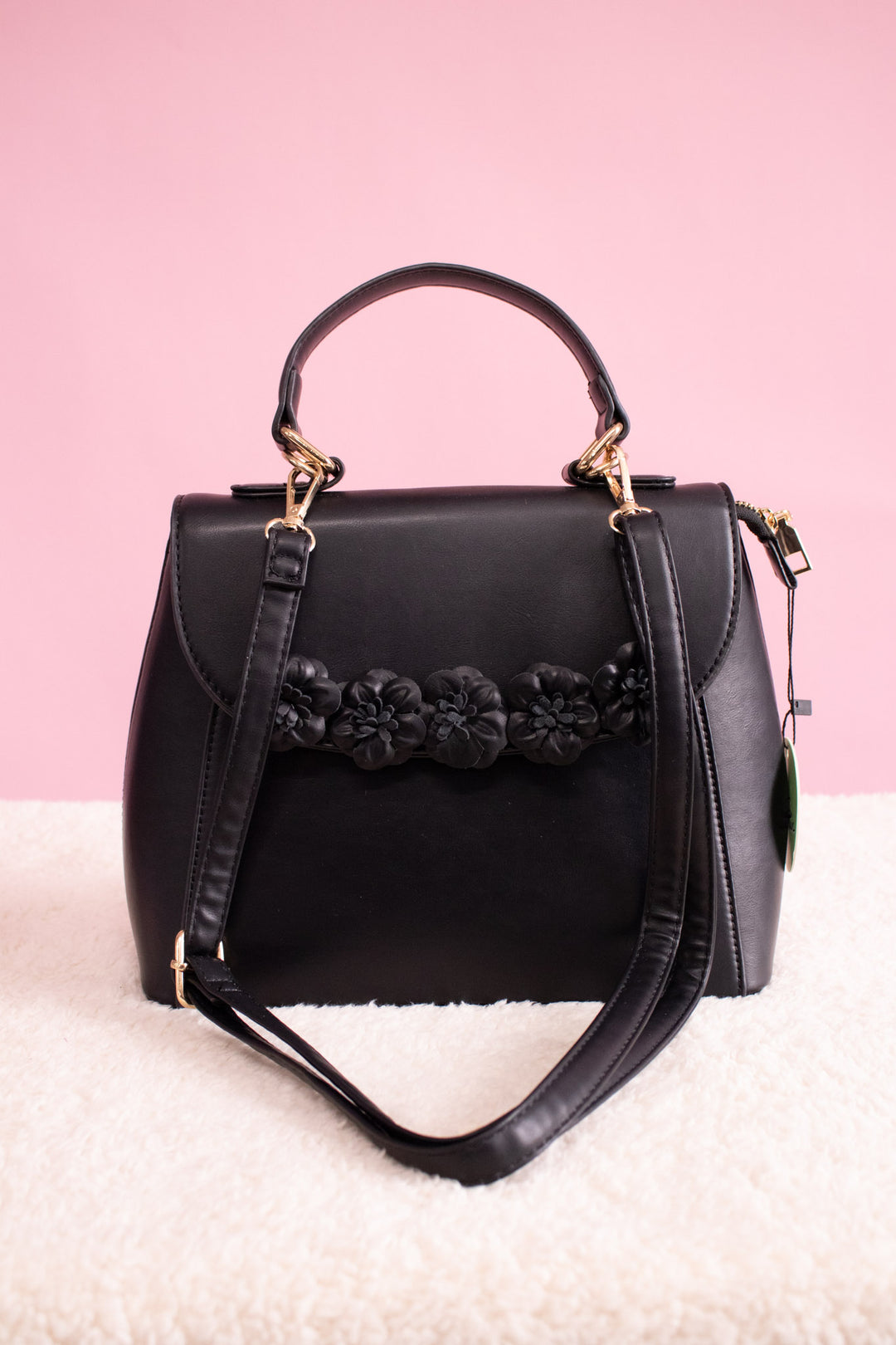 Black Roses Handbag