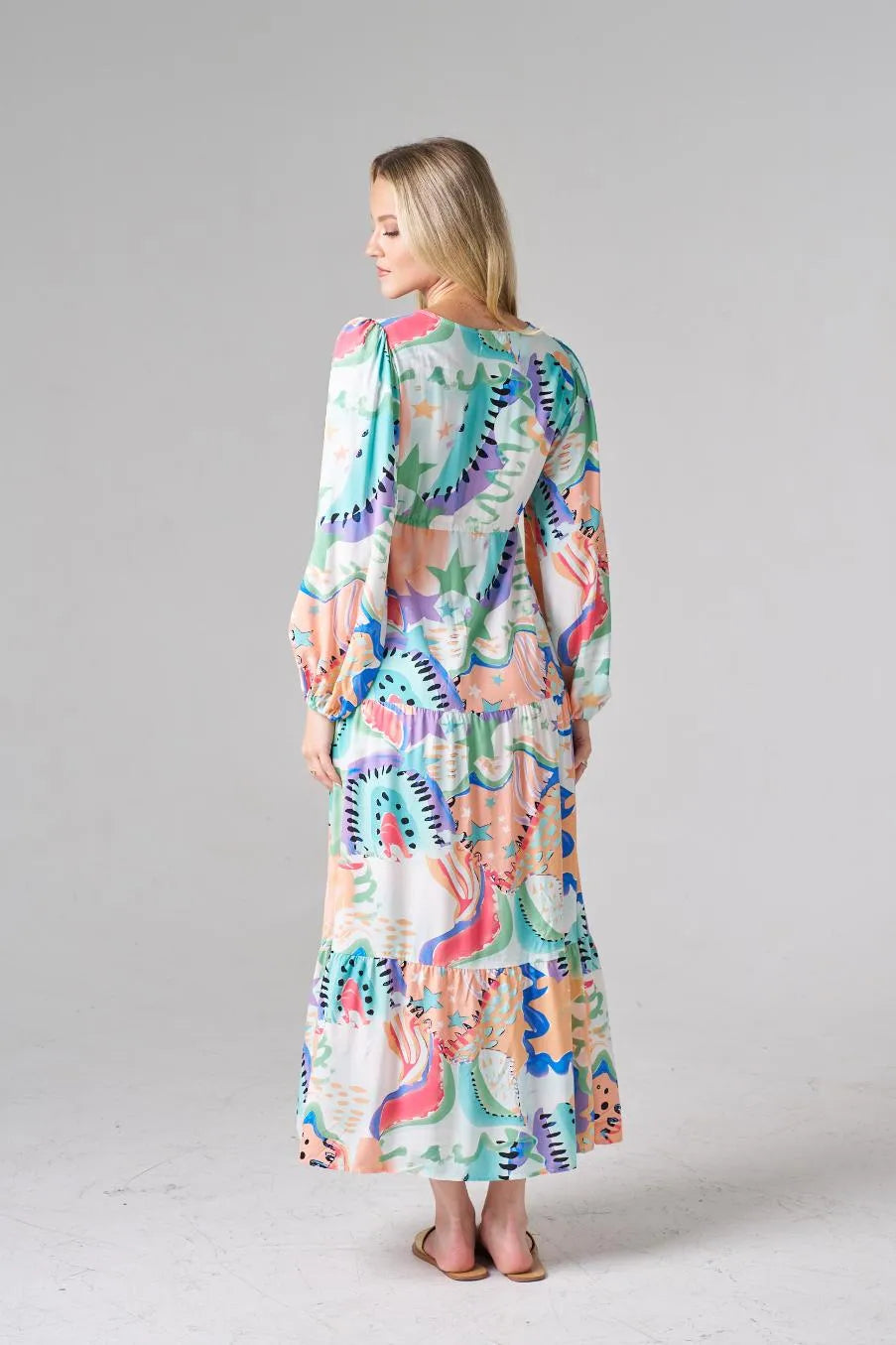 PREORDER - Kayelani Summer Waves Dress - Estimated dispatch 11th of November