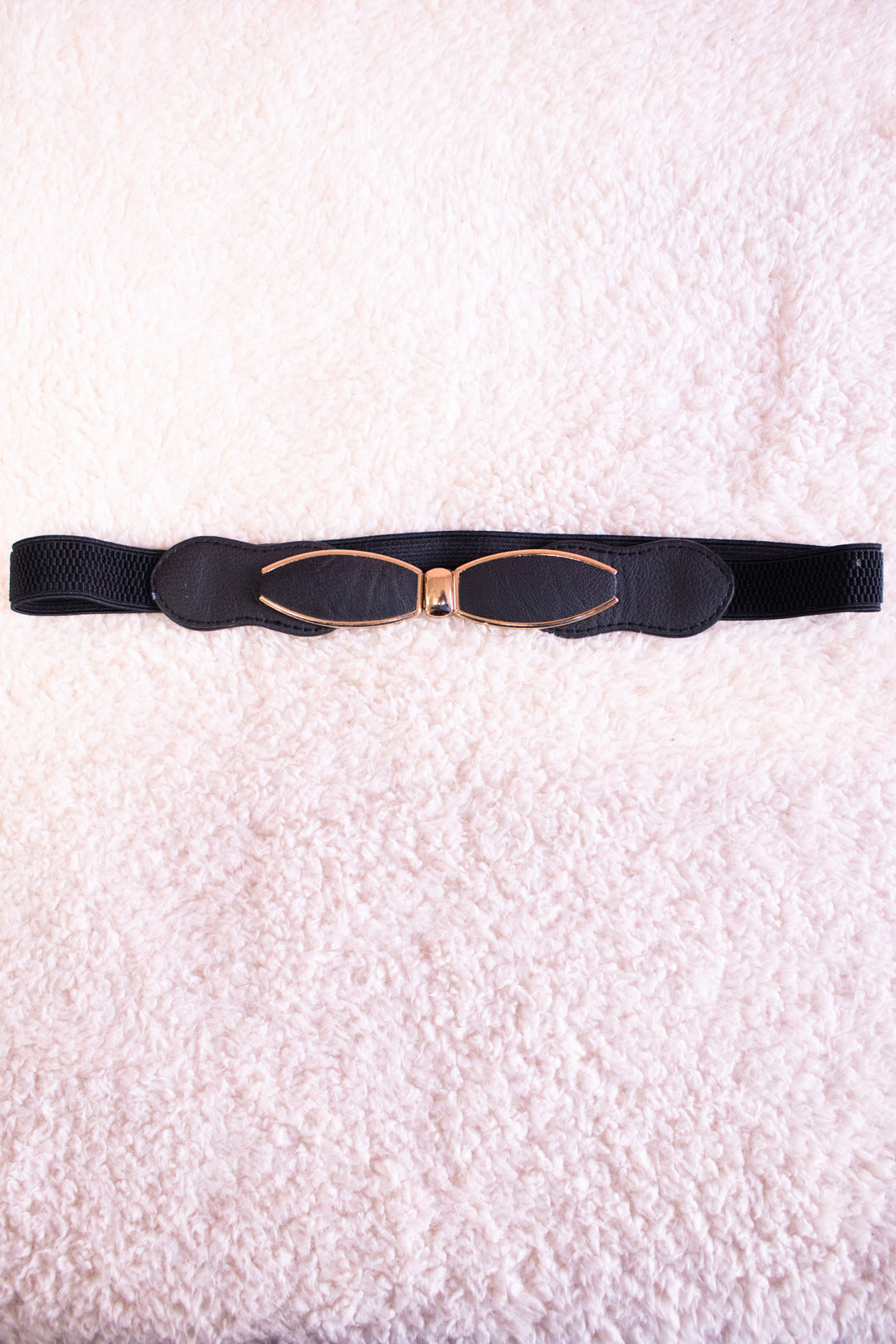Black Elasticated Belt