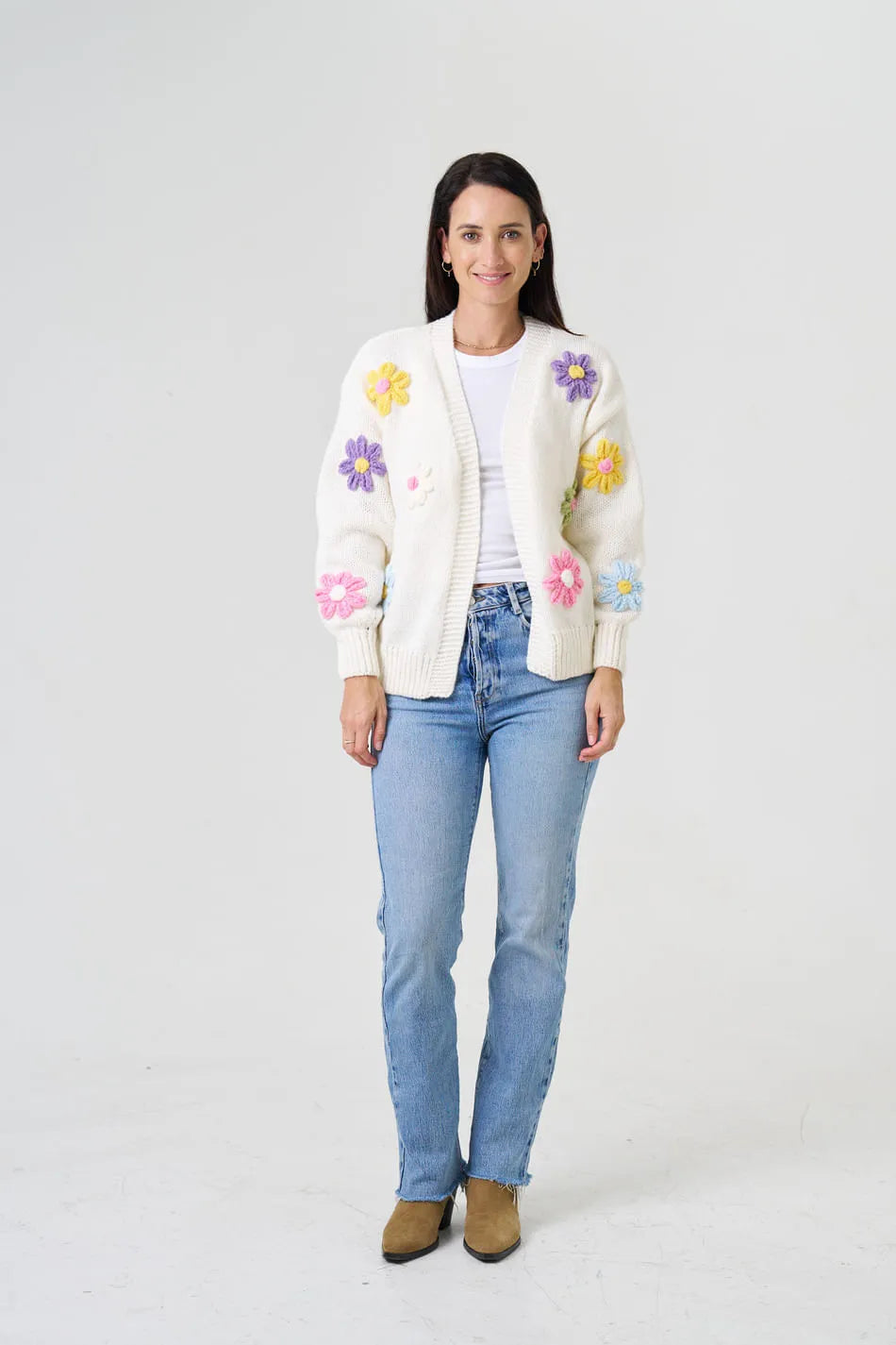 Patrisia Cardigan - White