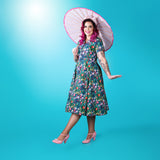 Peggy Swing Dress in The Native Nancy Print - Preorder for dispatch 29th November