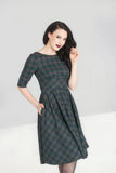 Peebles 50's Dress - Green - Preorder for dispatch 12th May