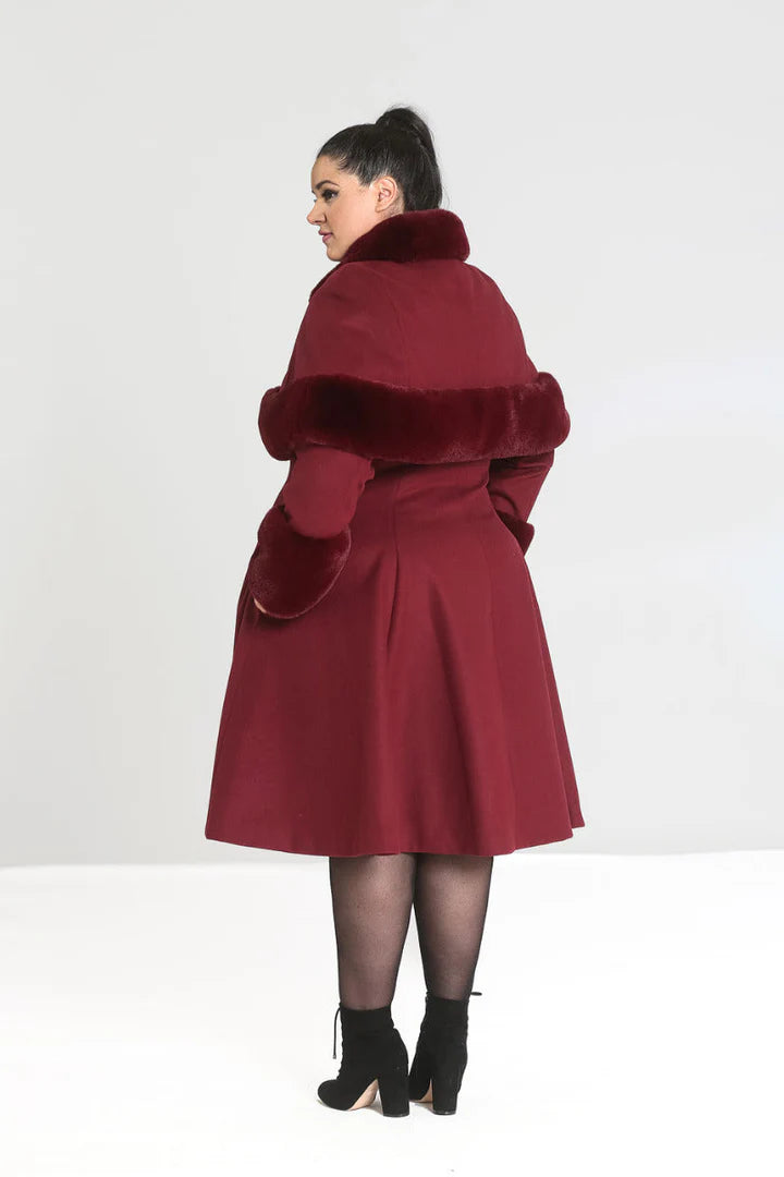 PREORDER - Burgundy Capulet Coat - Estimated dispatch 30th of June