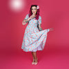 Peggy Swing Dress in Cherry Blossom Print