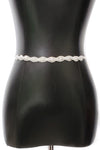 Rhinestone Twist Belt