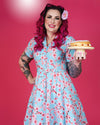 Peggy Swing Dress in Cherry Blossom Print