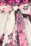 Pink Collage Tea Dress