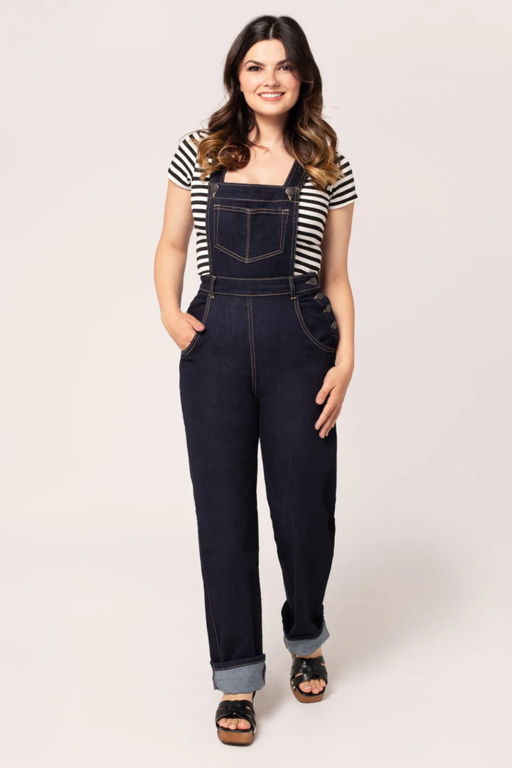 PREORDER - Elly May Denim Dungarees - Estimated dispatch 30th of June