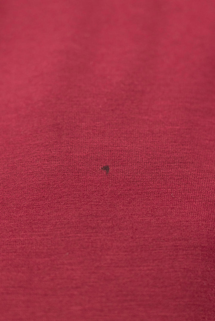 Retro Boat Neck Top in Burgundy Size 2XL DAMAGED