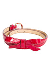 Gold Rush Belt - Burgundy
