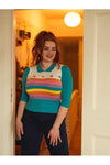 Rigel Star Knitted Top - Rainbow