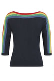 Rina Rainbow Knitted Top
