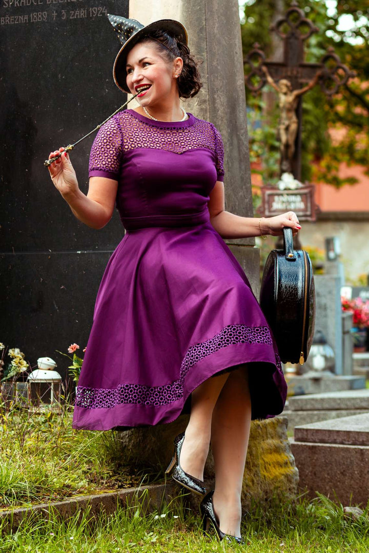 Tess Dress in Purple