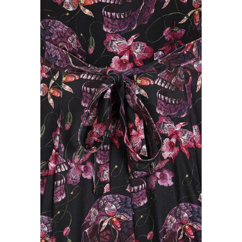 Lyra Dress - Floral Skull - Preorder for dispatch 24th September