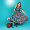 Peggy Swing Dress in The Native Nancy Print - Preorder for dispatch 29th November