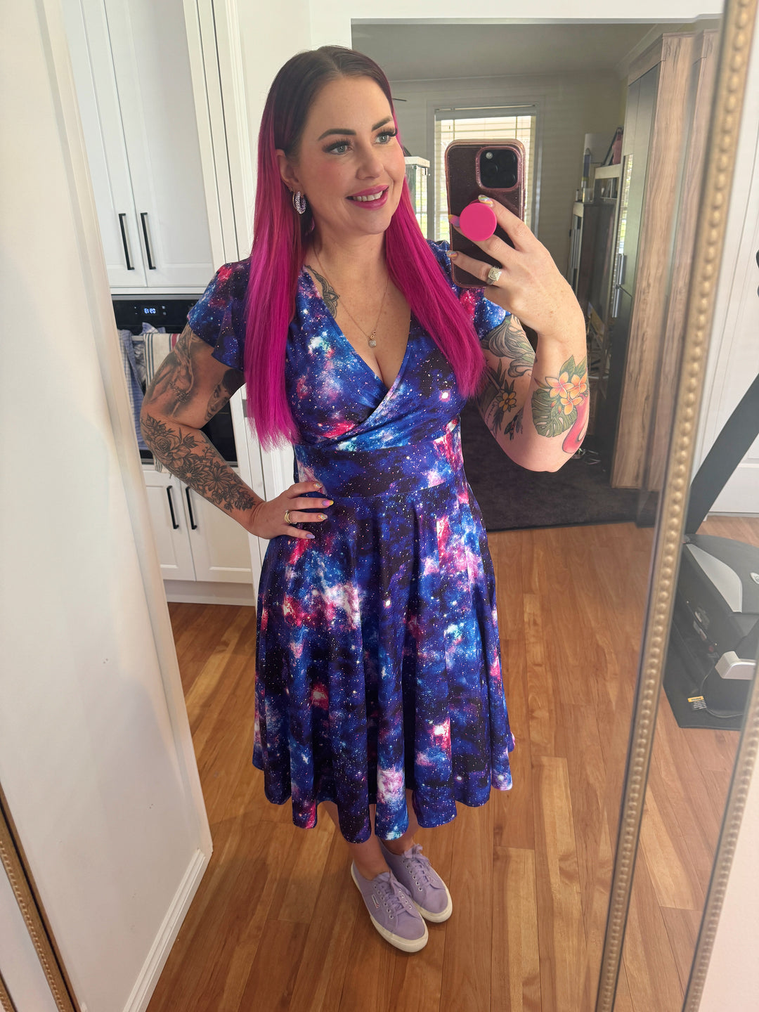 Mimi Swing Dress - Starburst