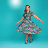 Peggy Swing Dress in The Native Nancy Print - Preorder for dispatch 29th November