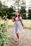 Pixie Sweetheart Dress in Cherry Blossom Print