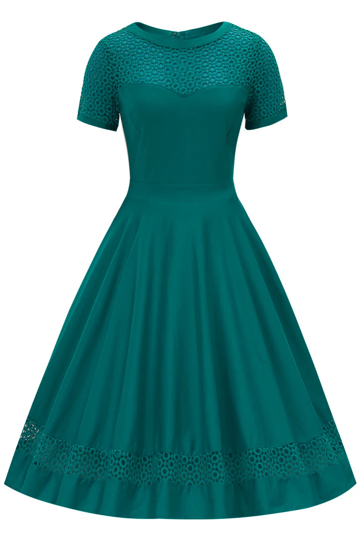 Tess Dress in Emerald Green