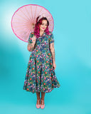 Peggy Swing Dress in The Native Nancy Print