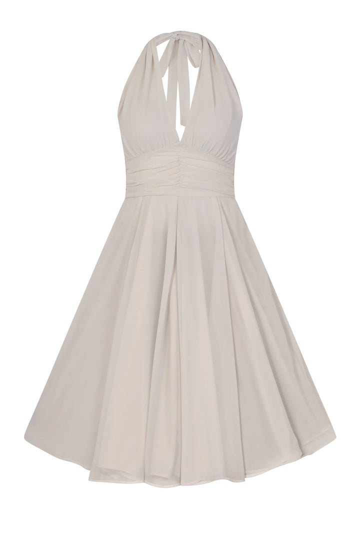 PREORDER - Monroe Dress in Cream - Expected dispatch date 3rd of June