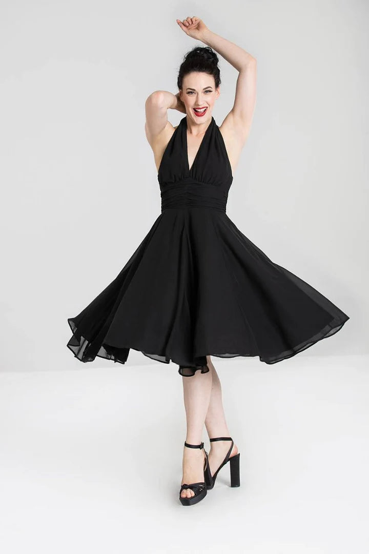 PREORDER - Monroe Dress in Black - Expected dispatch date 16th of June