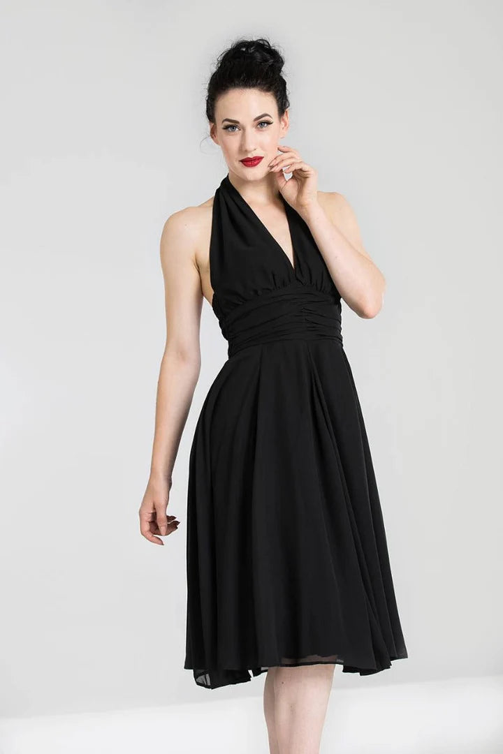 PREORDER - Monroe Dress in Black - Expected dispatch date 16th of June