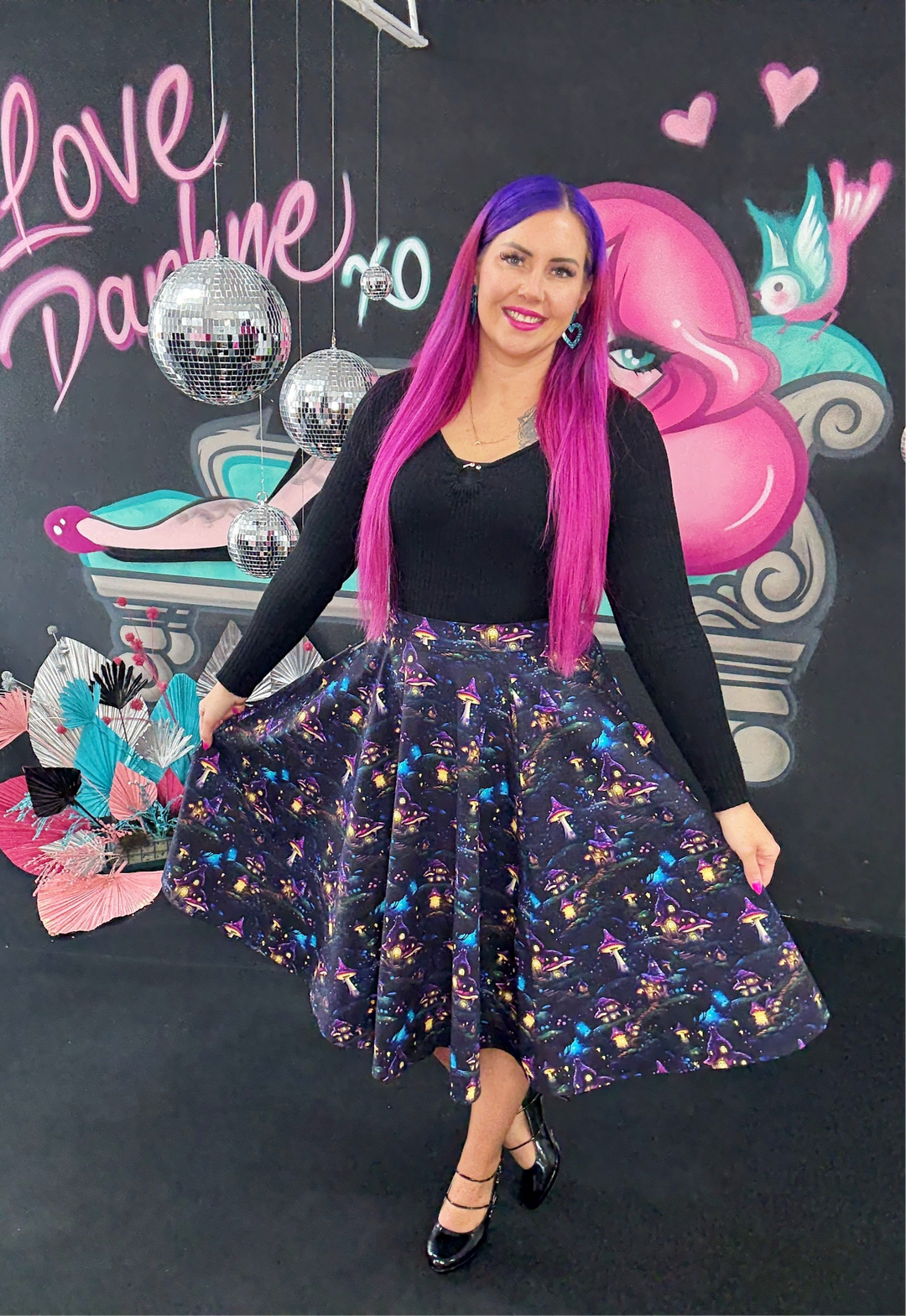 Iris Swing Skirt - Enchanted Hollow