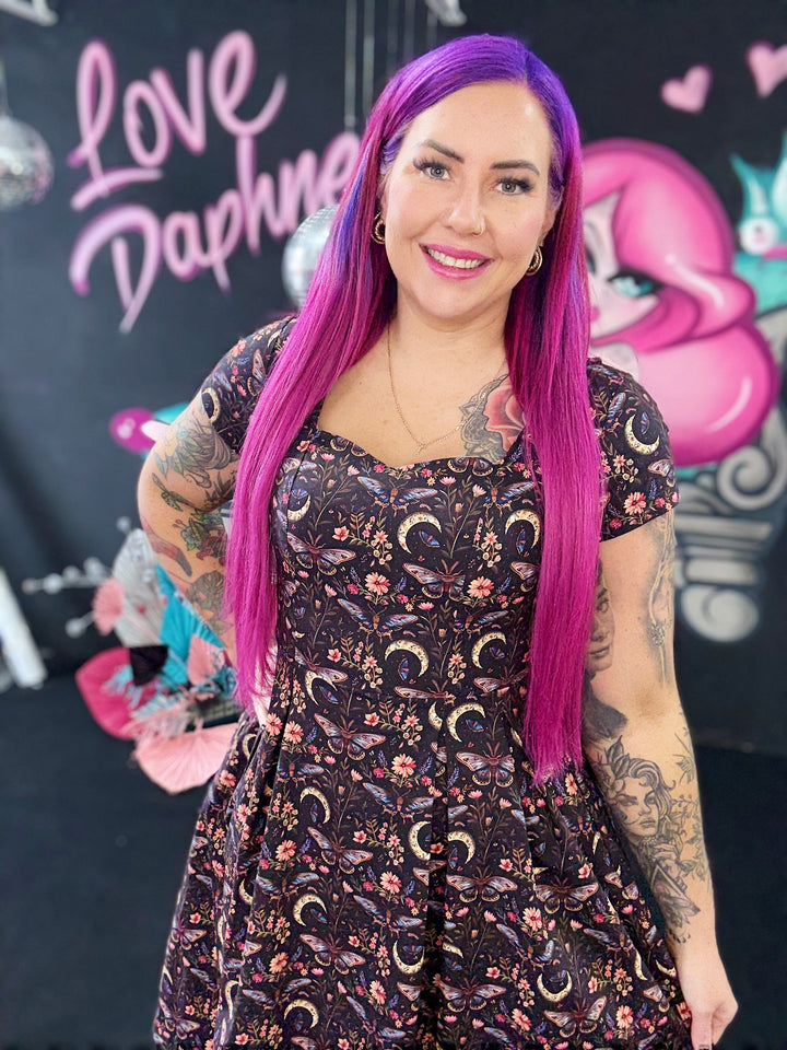 Pixie Sweetheart Dress - Moonlight Bloom