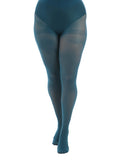 80 Denier Opaque Tights - Dark Teal