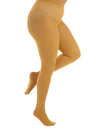 50 Denier Opaque Tights Curvy - Mustard