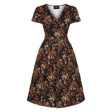 Autumn Leaves Lyra Dress - Preorder for dispatch 24th October