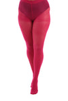 50 Denier Opaque Tights - Cerise